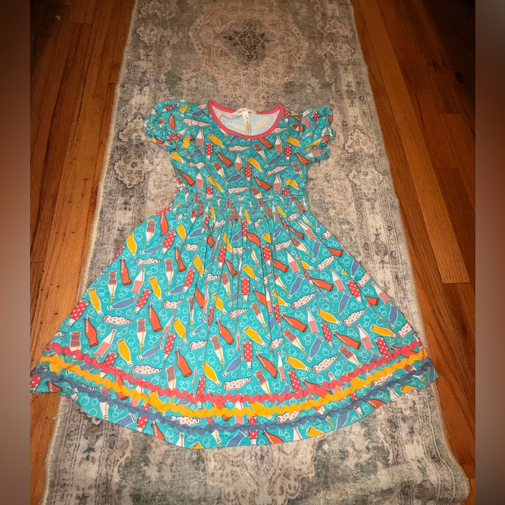 Matilda Jane Teal and Red Playful Dress